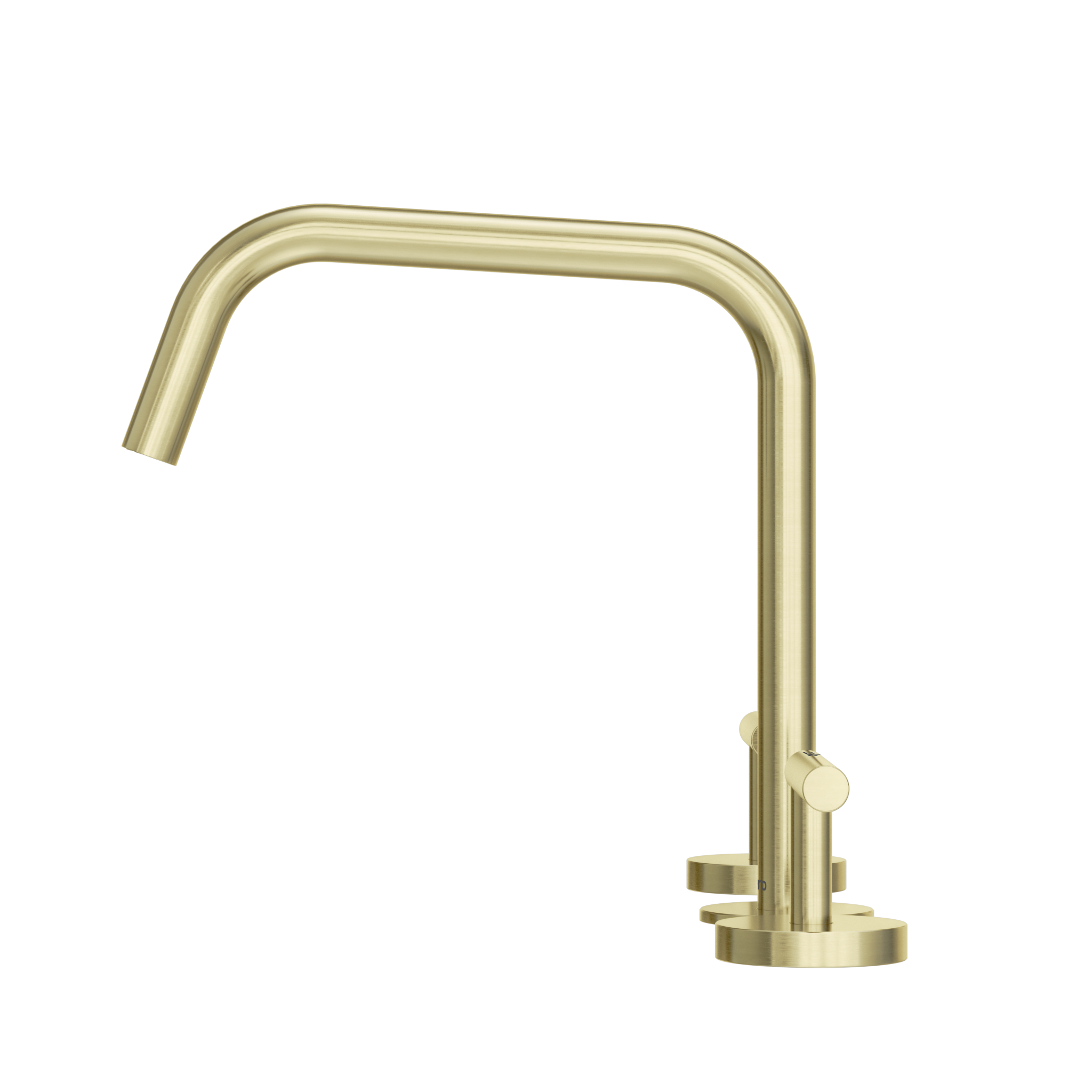 Mecca Lever Bath/Kitchen Set Edge Spout II Brushed Gold