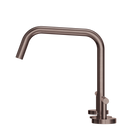 Mecca Lever Bath/Kitchen Set Edge Spout II Brushed Bronze