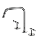 Mecca Lever Bath/Kitchen Set Edge Spout II Chrome