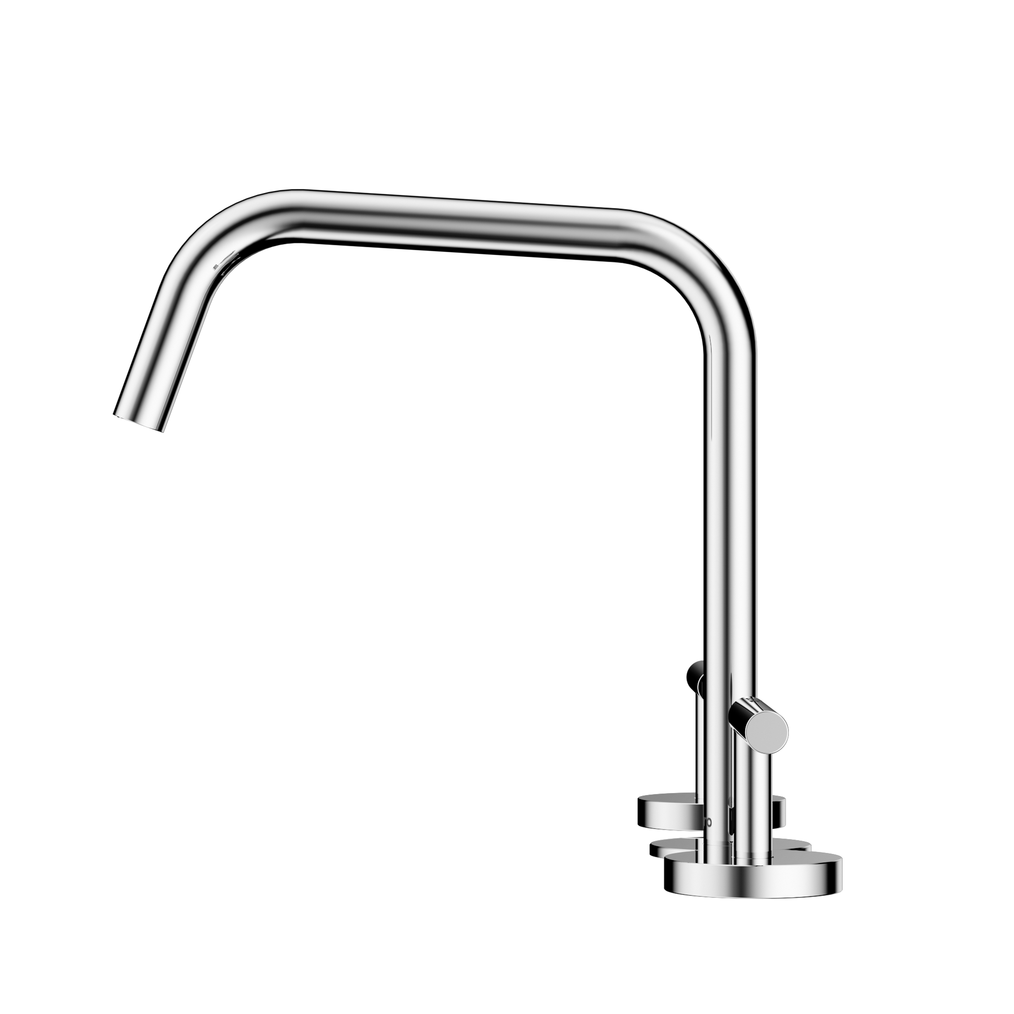 Mecca Lever Bath/Kitchen Set Edge Spout II Chrome