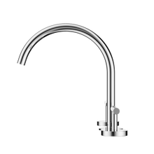 Mecca Lever Bath/Kitchen Set Arc Spout Chrome