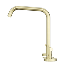Mecca Lever Bath/Kitchen Set Edge Spout Brushed Gold