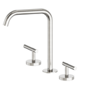 Mecca Lever Bath/Kitchen Set Edge Spout Brushed Nickel