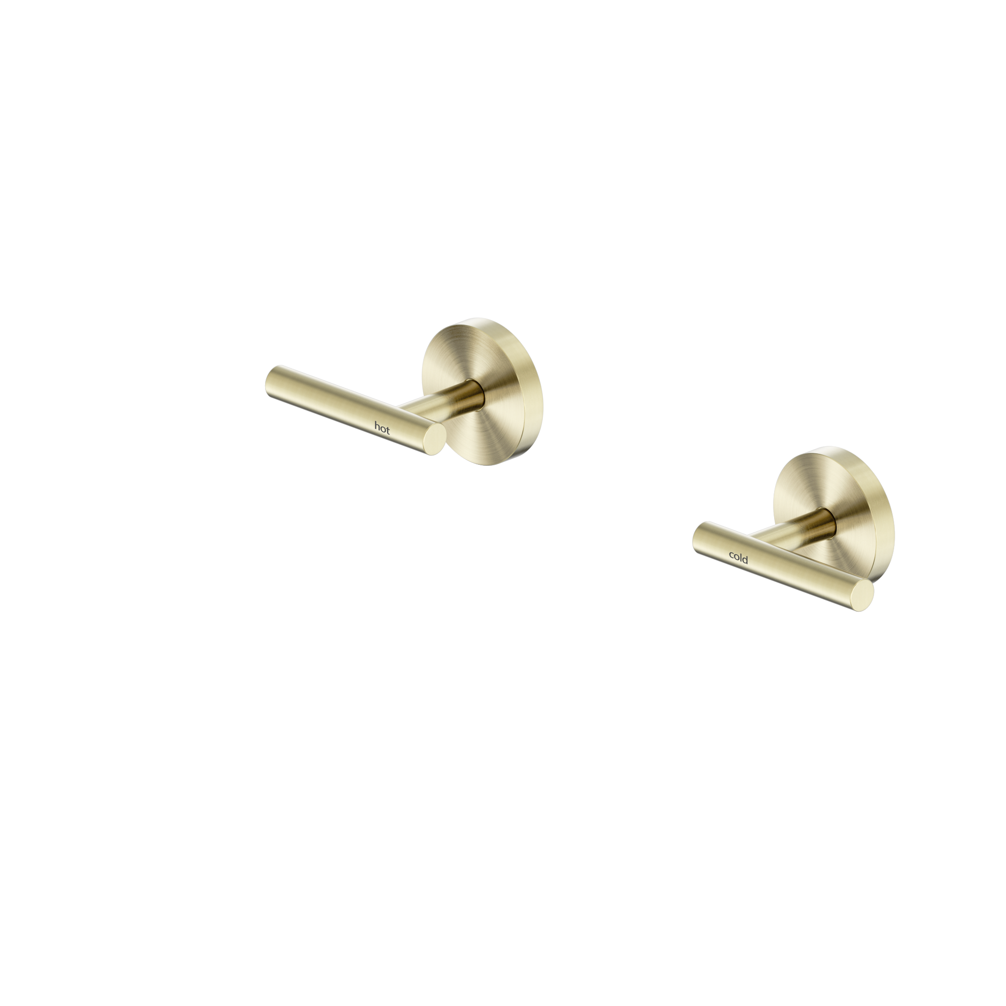 Mecca Lever Wall Top Assembly Brushed Gold