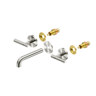 Mecca Lever Wall Basin/Bath Set 160mm Spout Trim kits Only Brushed Nickel