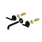 Mecca Lever Wall Basin/Bath Set 160mm Spout Trim kits Only Matte Black