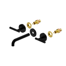 Mecca Lever Wall Basin/Bath Set 160mm Spout Trim kits Only Matte Black