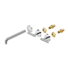 Mecca Lever Wall Basin/Bath Set 220mm Spout Trim kits Only Chrome
