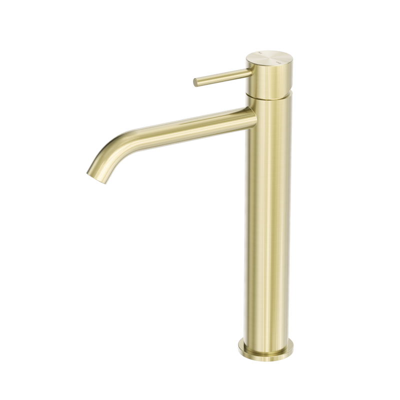 Zen SS316L Tall Basin Mixer Brushed Gold