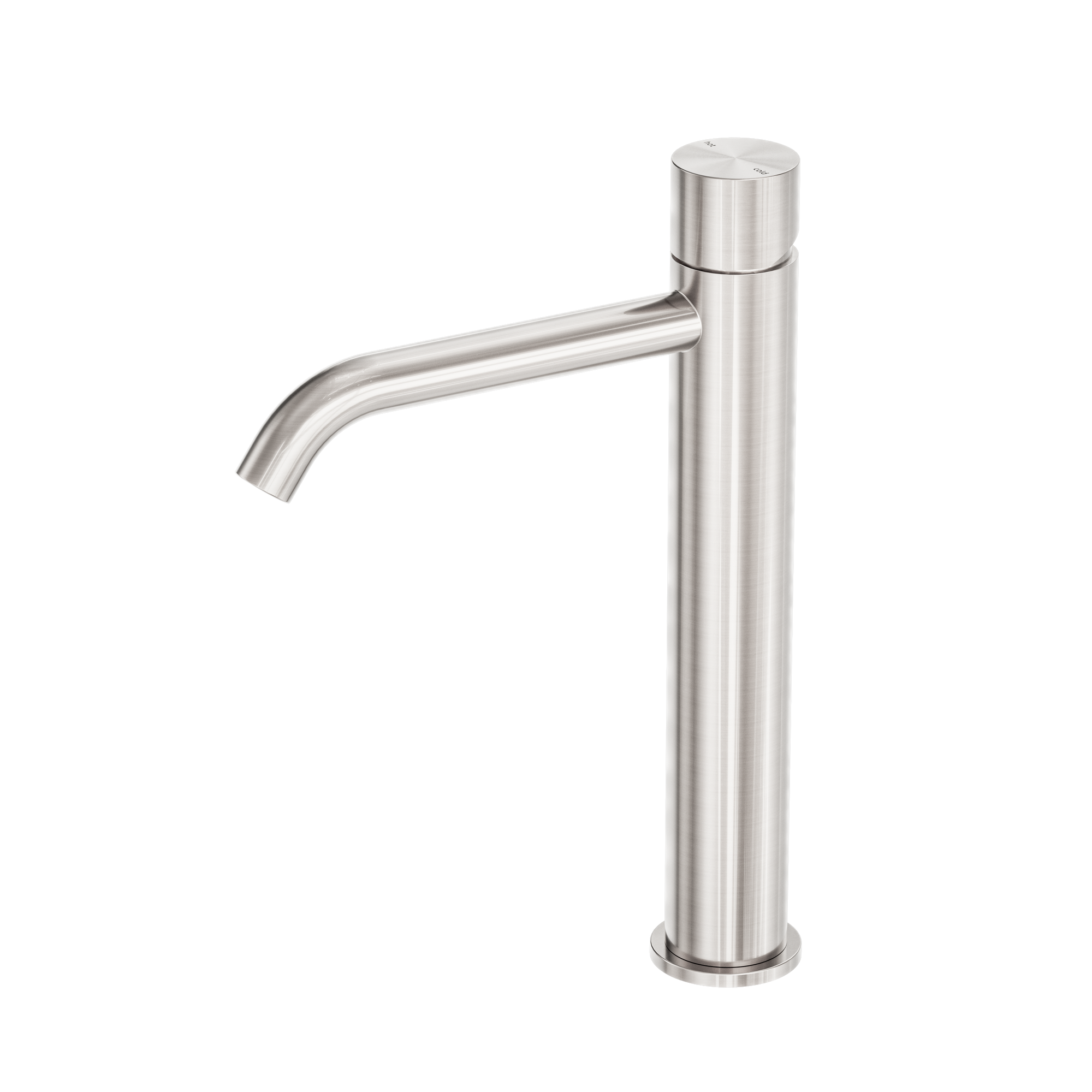 Zen SS316L Tall Basin Mixer Handless Brushed Nickel