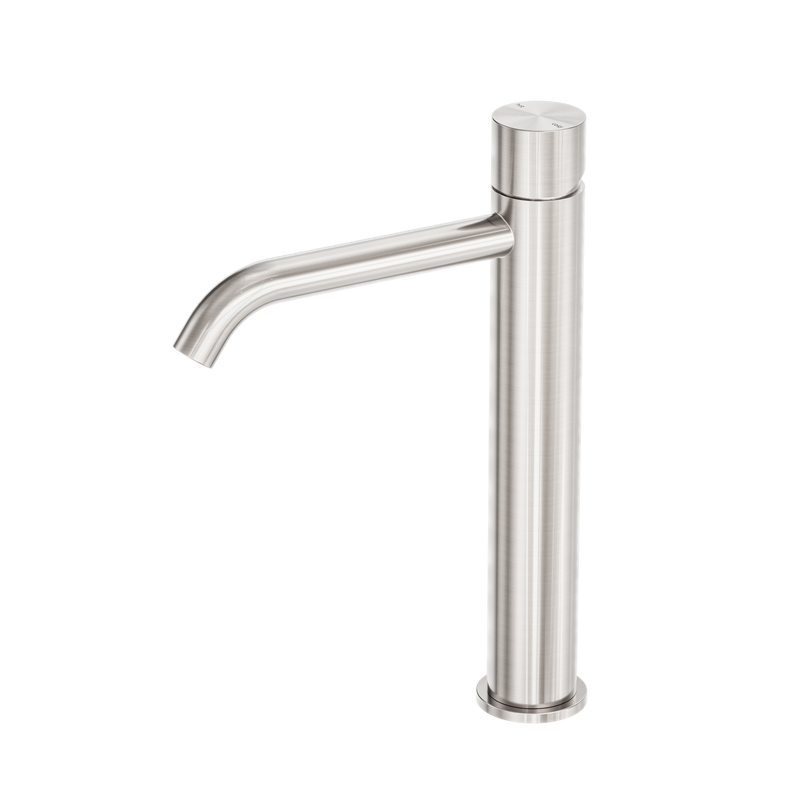 Zen SS316L Tall Basin Mixer Handless Brushed Nickel