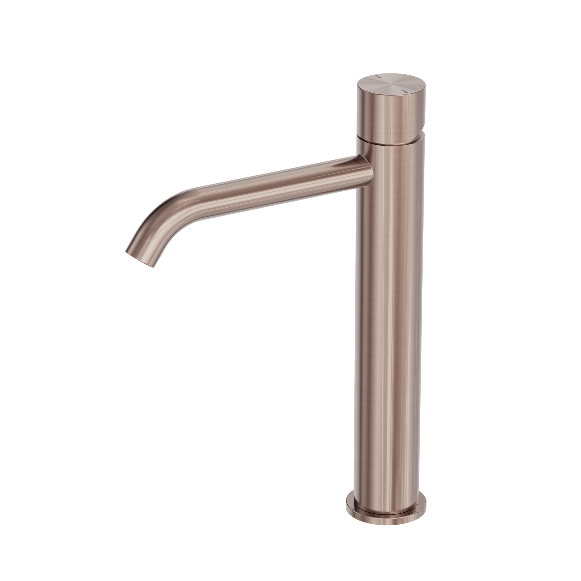 Zen SS316L Tall Basin Mixer Handless Brushed Bronze
