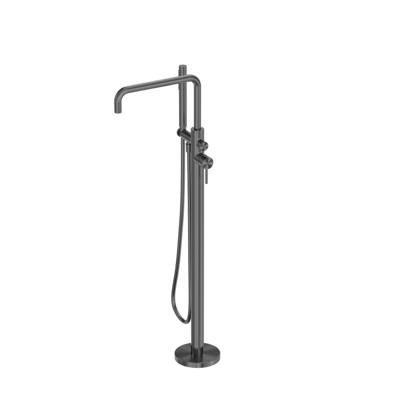 Zen SS316L Freestanding Bath Mixer Graphite