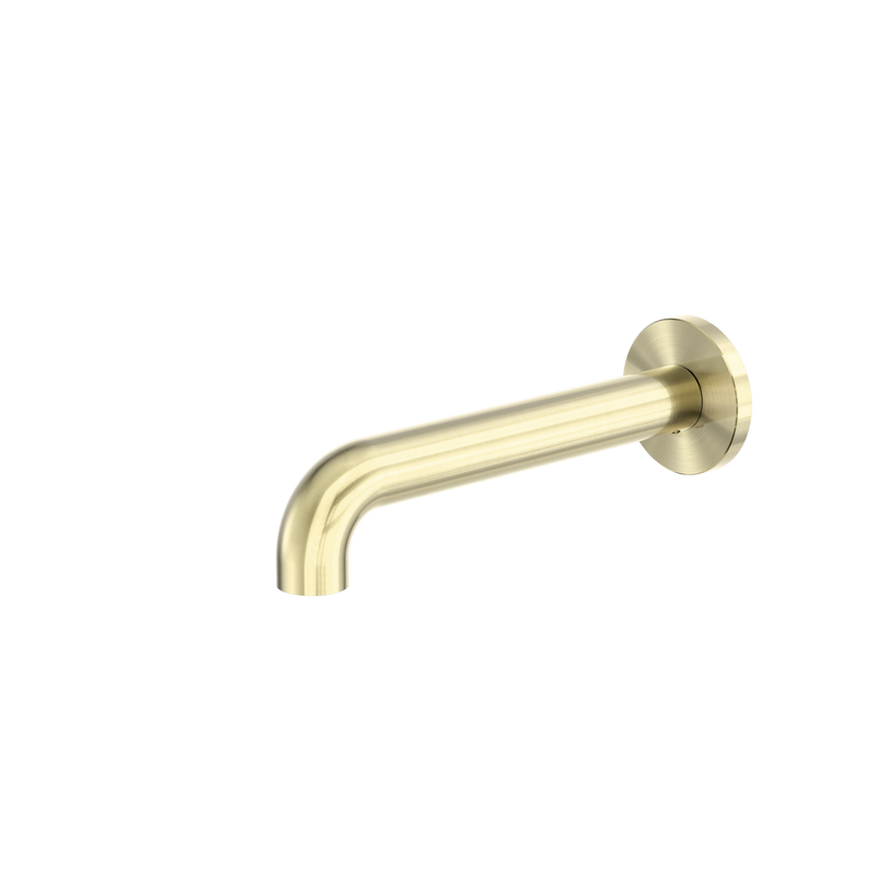 Zen SS316L Round Basin/Bath Spout Only 185mm Brushed Gold