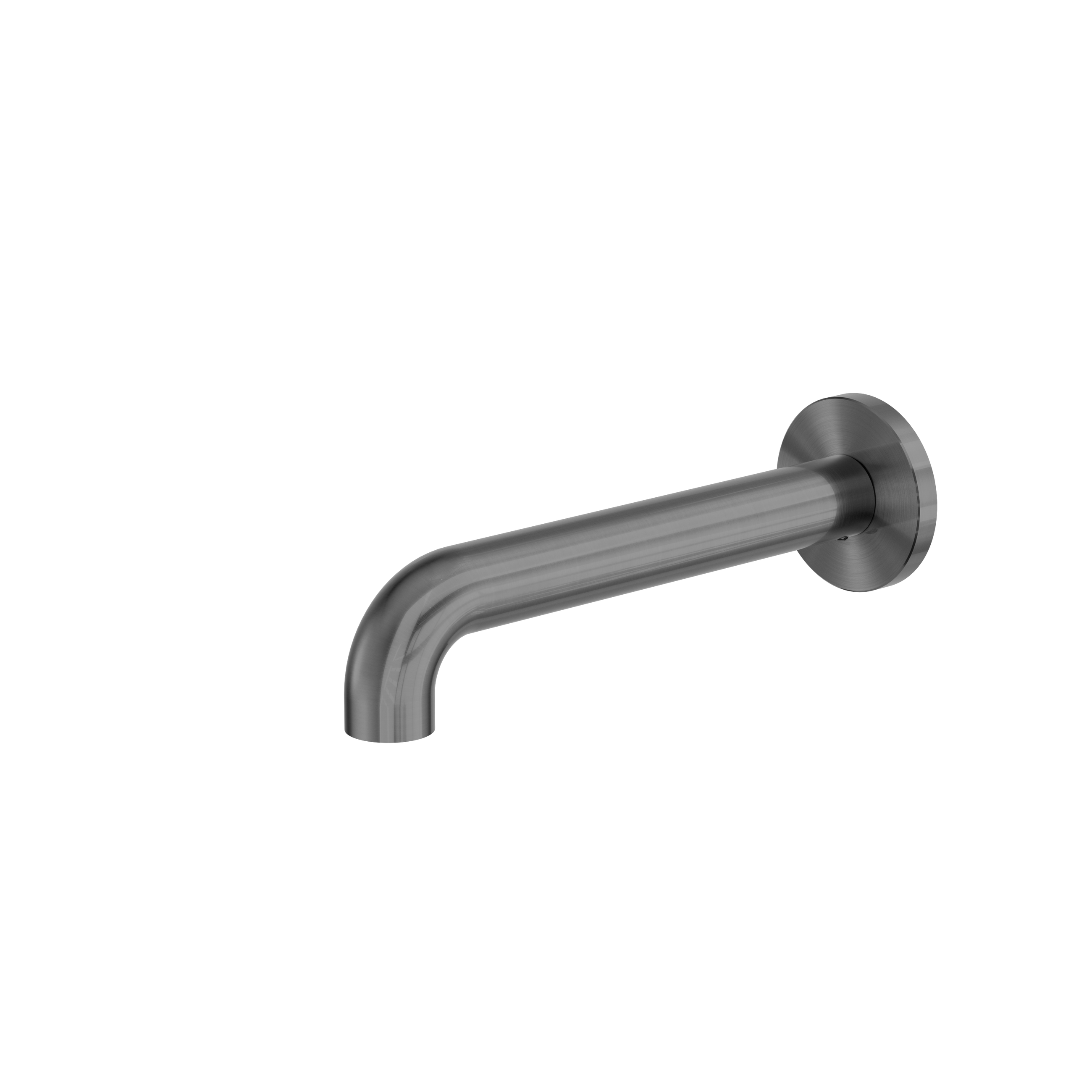 Zen SS316L Round Basin/Bath Spout Only 185mm Graphite