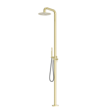 Zen SS316L Outdoor Freestanding Shower Column Brushed Gold