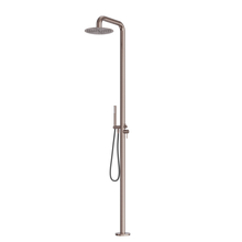 Zen SS316L Outdoor Freestanding Shower Column Brushed Bronze
