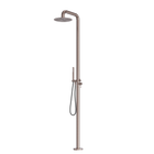 Zen SS316L Outdoor Freestanding Shower Column Brushed Bronze