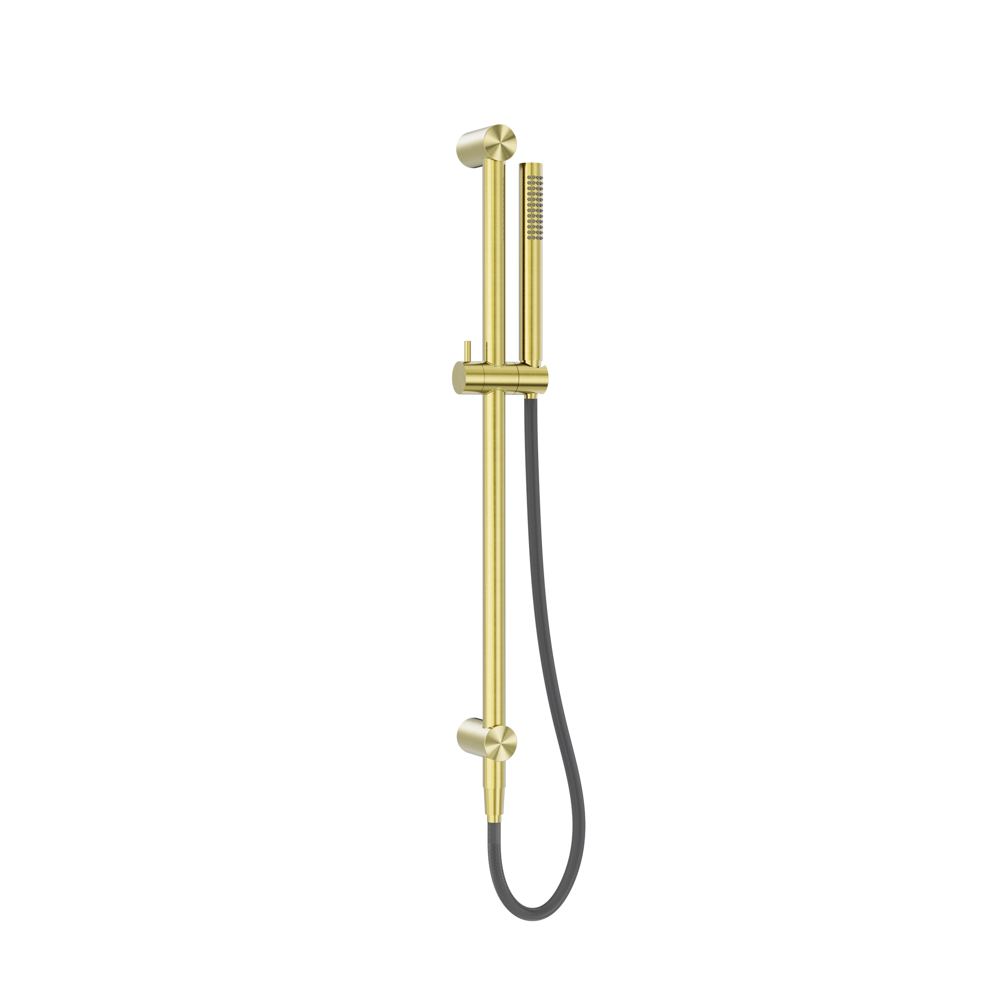 Zen SS316L Shower Rail With Outdoor Shower Hose Brushed Gold