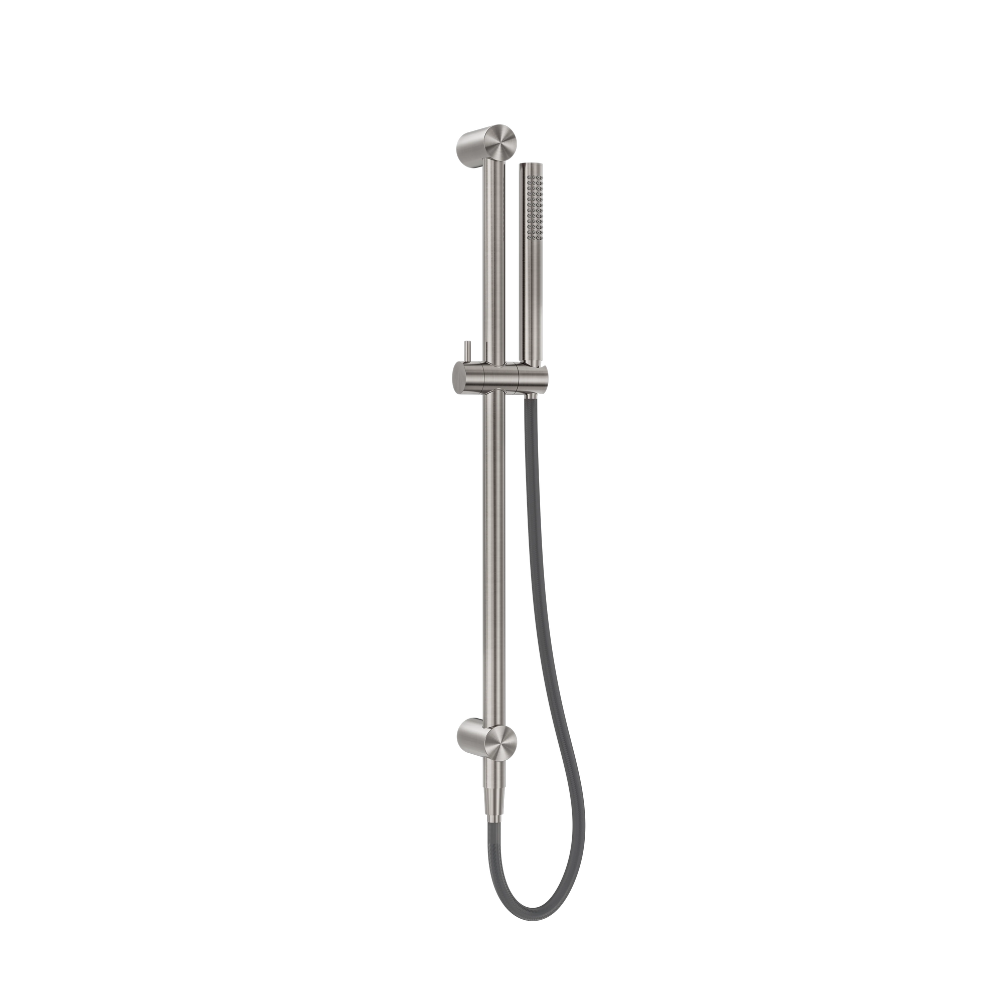Zen SS316L Shower Rail With Outdoor Shower Hose Brushed Nickel