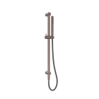 Zen SS316L Shower Rail With Outdoor Shower Hose Brushed Bronze