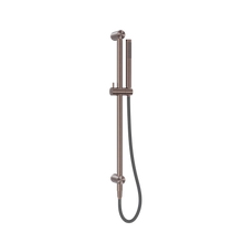 Zen SS316L Shower Rail With Outdoor Shower Hose Brushed Bronze