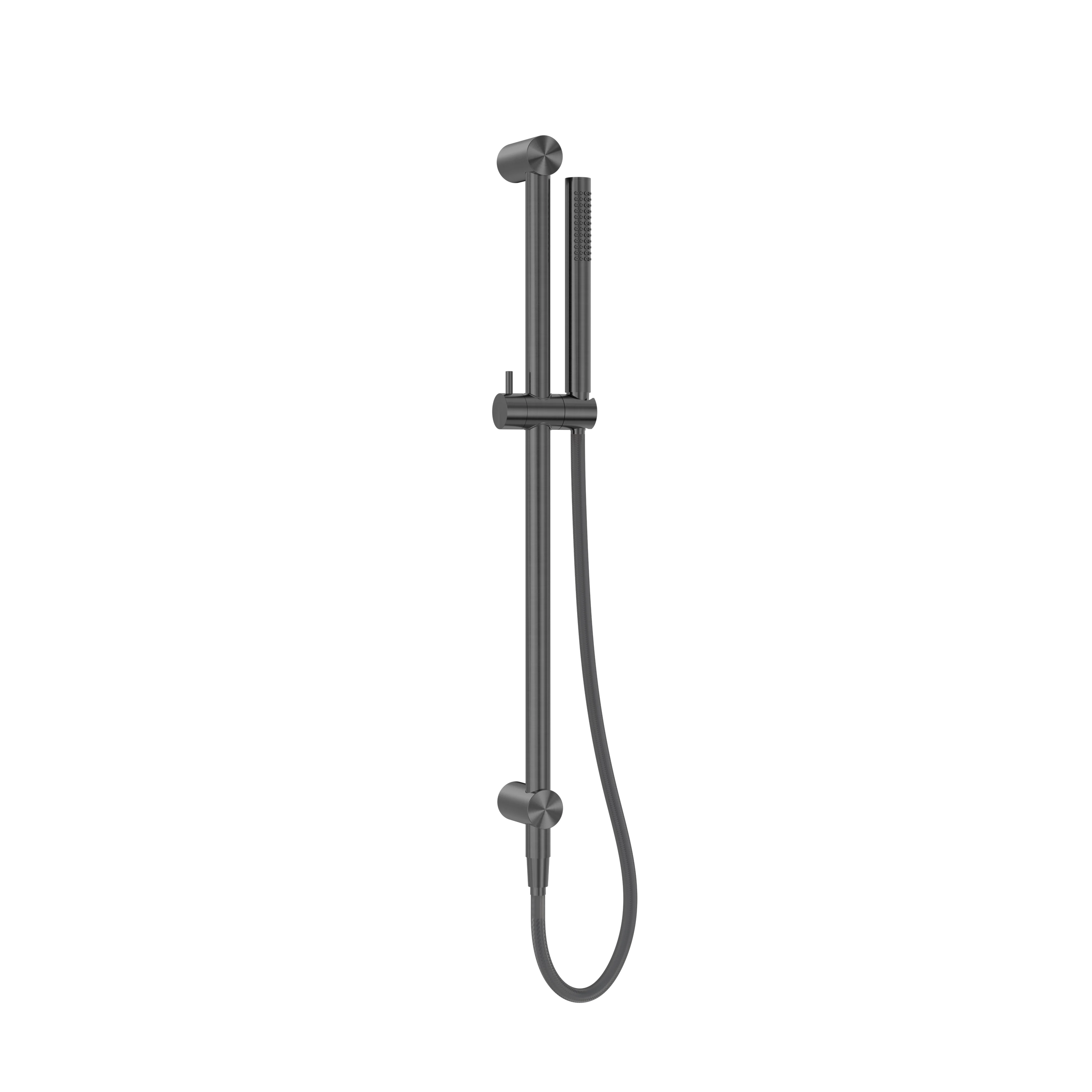 Zen SS316L Shower Rail With Outdoor Shower Hose Graphite