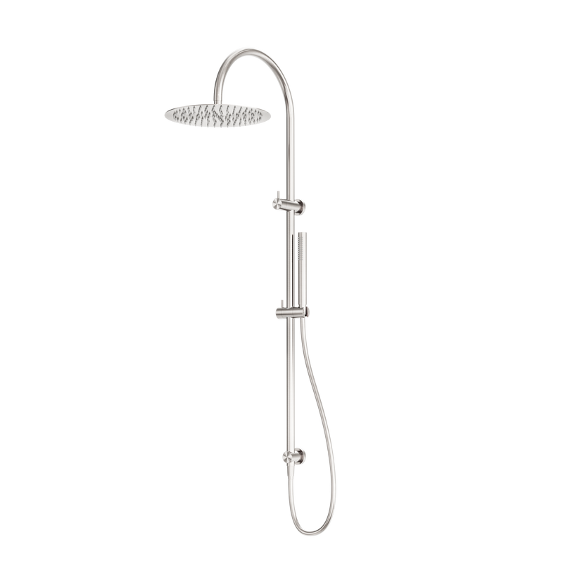Zen SS316L Twin Shower Brushed Nickel