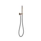 Zen SS316L Shower On Bracket With Outdoor Shower Hose Brushed Bronze