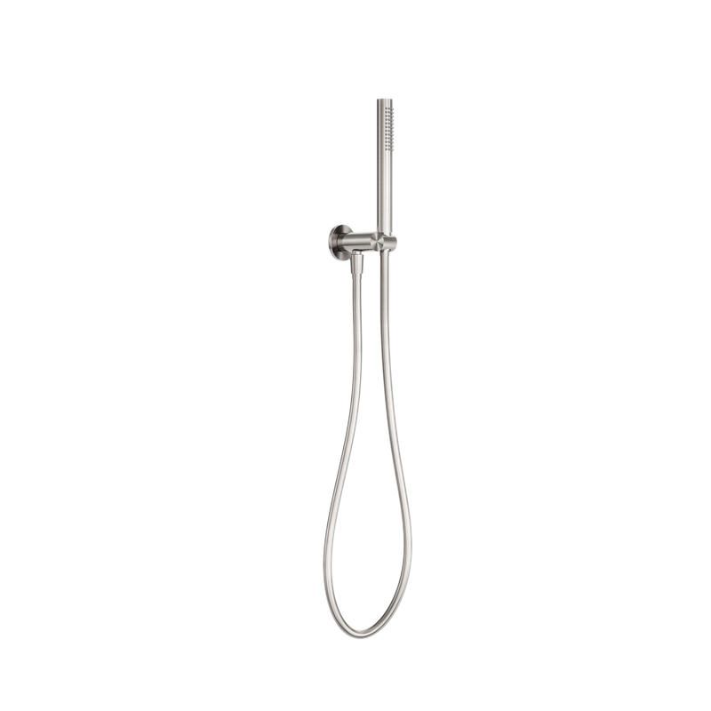 Zen SS316L Shower On Bracket Brushed Nickel