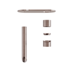 Zen SS316L Wall Basin/Bath Mixer 185mm Spout Trim Kits Only Brushed Bronze