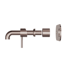 Zen SS316L Wall Basin/Bath Mixer 185mm Spout Trim Kits Only Brushed Bronze