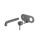 Zen SS316L Wall Basin/Bath Mixer 185mm Spout Trim Kits Only Graphite