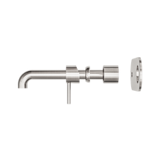 Zen SS316L Wall Basin/Bath Mixer 230mm Spout Trim Kits Only Brushed Nickel