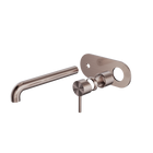 Zen SS316L Wall Basin/Bath Mixer 230mm Spout Trim Kits Only Brushed Bronze