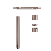 Zen SS316L Wall Basin/Bath Mixer 230mm Spout Trim Kits Only Brushed Bronze