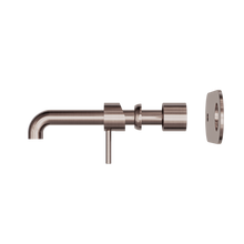 Zen SS316L Wall Basin/Bath Mixer 230mm Spout Trim Kits Only Brushed Bronze