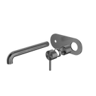 Zen SS316L Wall Basin/Bath Mixer 230mm Spout Trim Kits Only Graphite