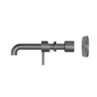Zen SS316L Wall Basin/Bath Mixer 230mm Spout Trim Kits Only Graphite