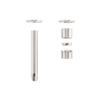 Zen SS316L Wall Basin/Bath Mixer Separate Back Plate 185mm Spout Trim Kits Only Brushed Nickel