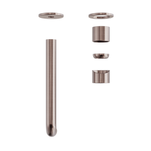 Zen SS316L Wall Basin/Bath Mixer Separate Back Plate 230mm Spout Trim Kits Only Brushed Bronze
