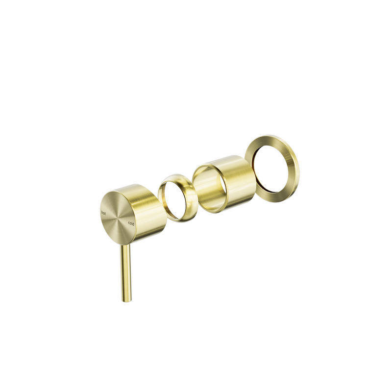 Zen SS316L Shower Mixer Trim Kits Only Brushed Gold