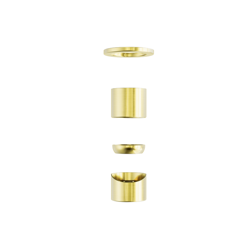Zen SS316L Shower Mixer Trim Kits Only Brushed Gold