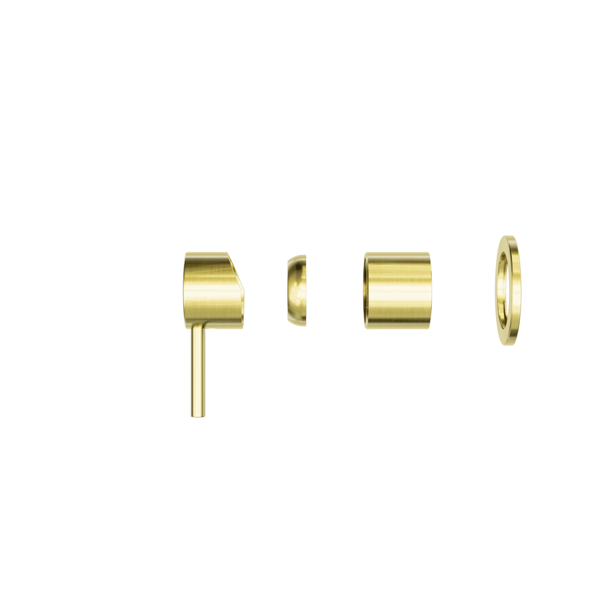 Zen SS316L Shower Mixer Trim Kits Only Brushed Gold
