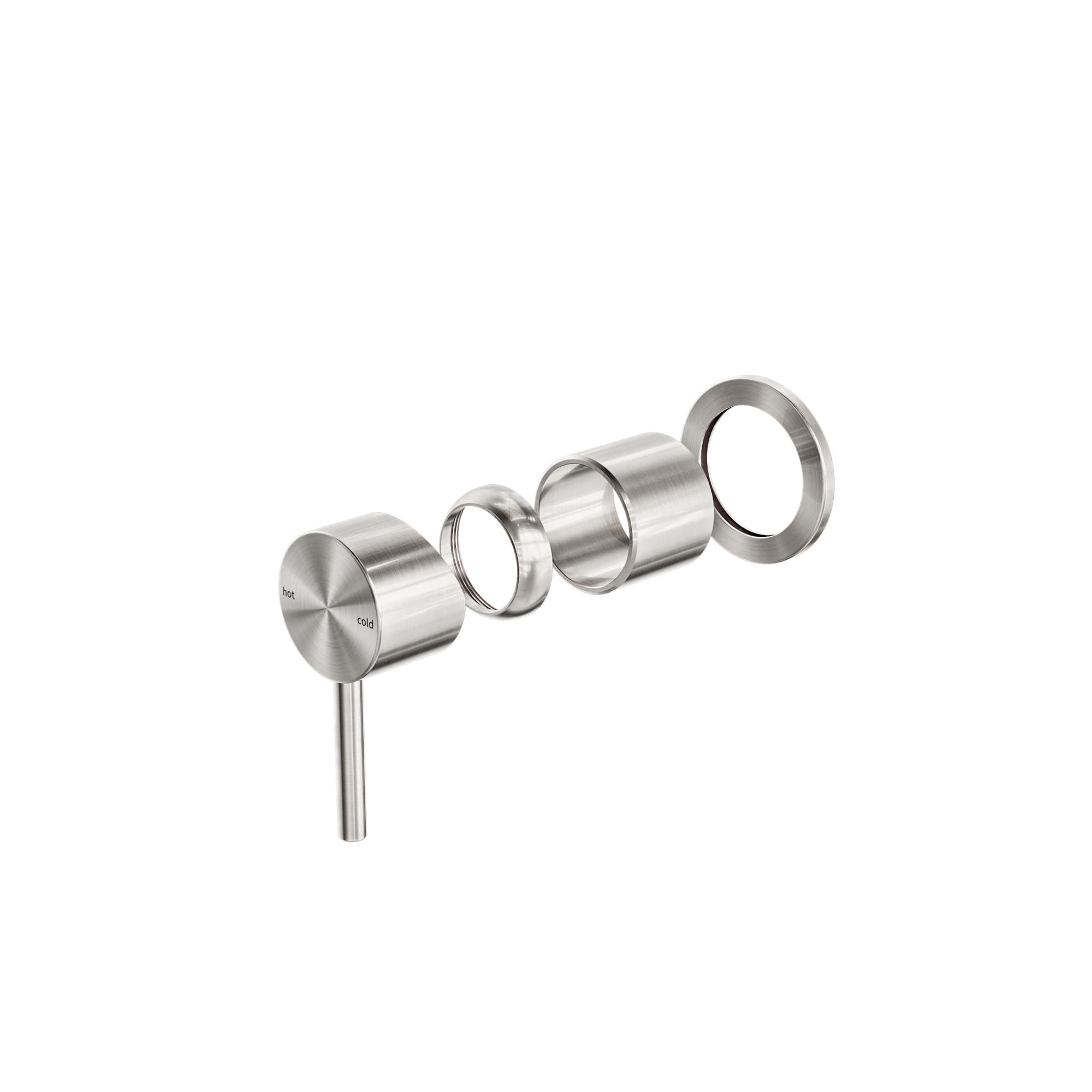 Zen SS316L Shower Mixer Trim Kits Only Brushed Nickel