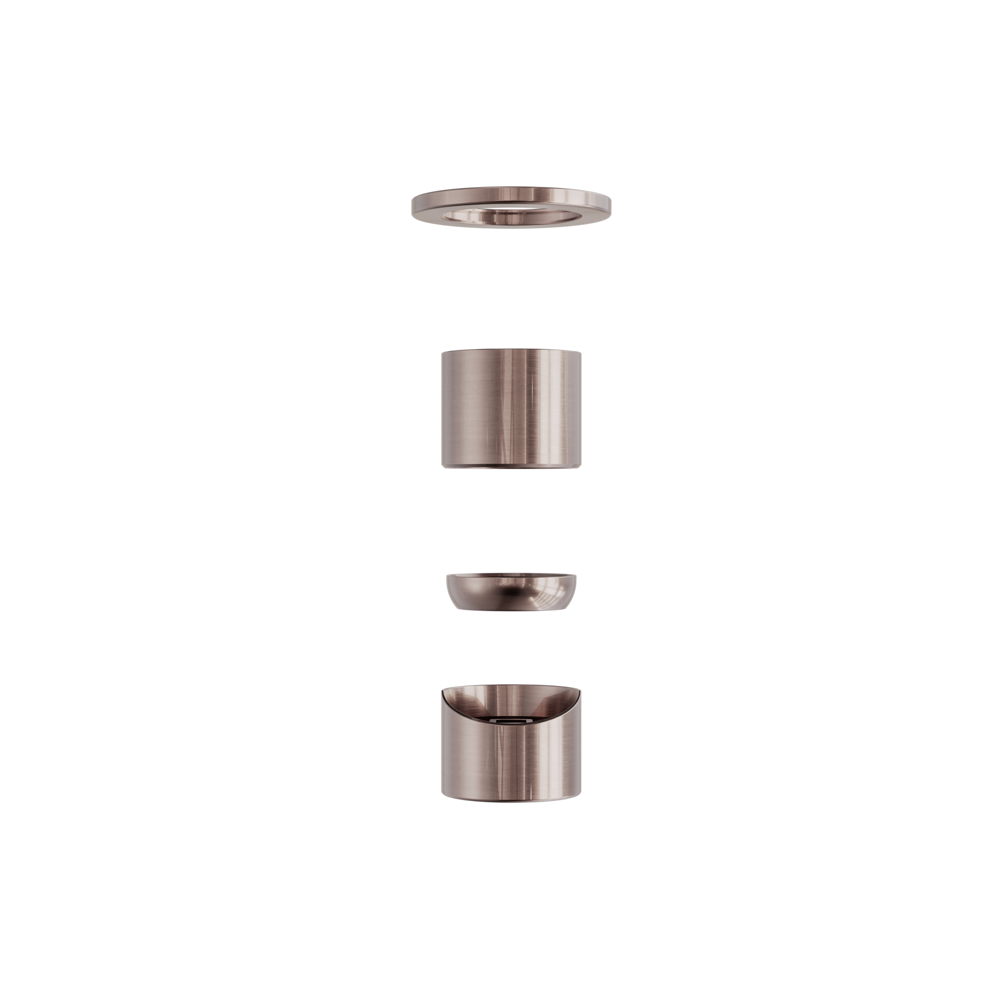 Zen SS316L Shower Mixer Trim Kits Only Brushed Bronze
