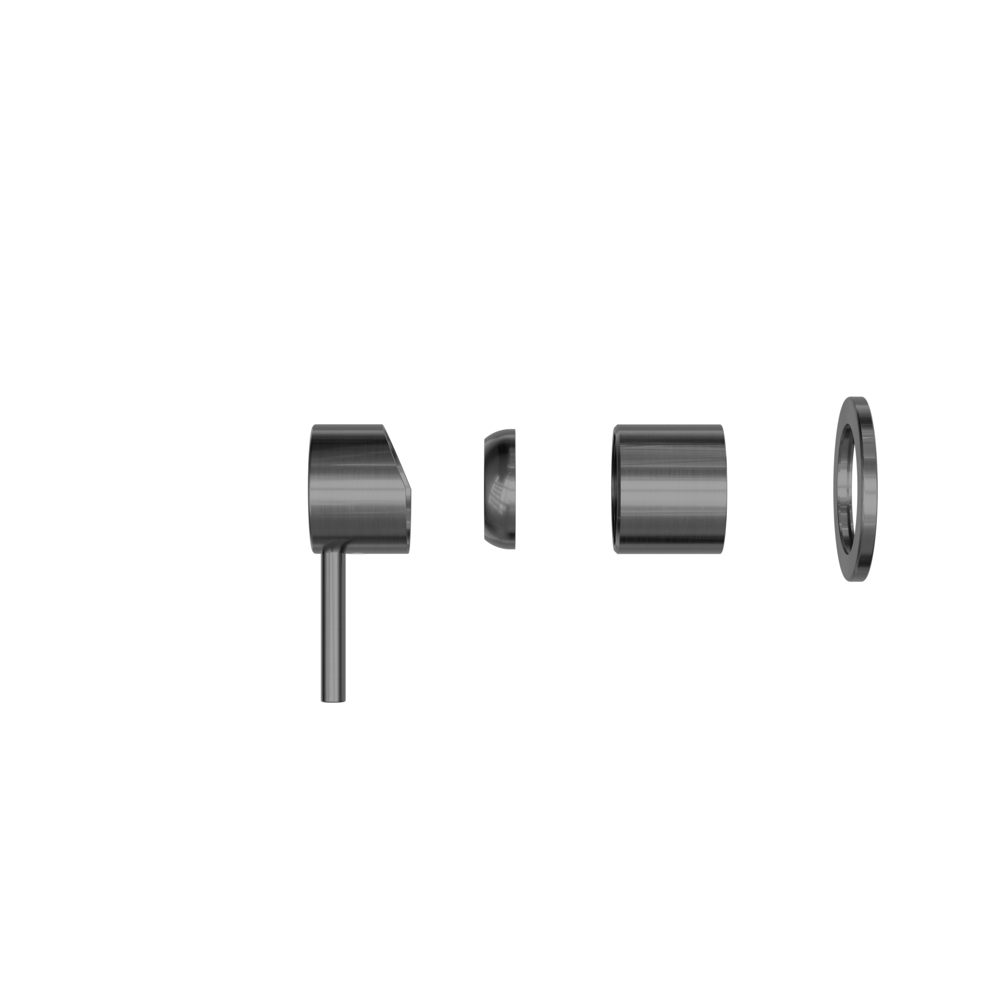 Zen SS316L Shower Mixer Trim Kits Only Graphite