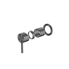 Zen SS316L Shower Mixer Trim Kits Only Graphite