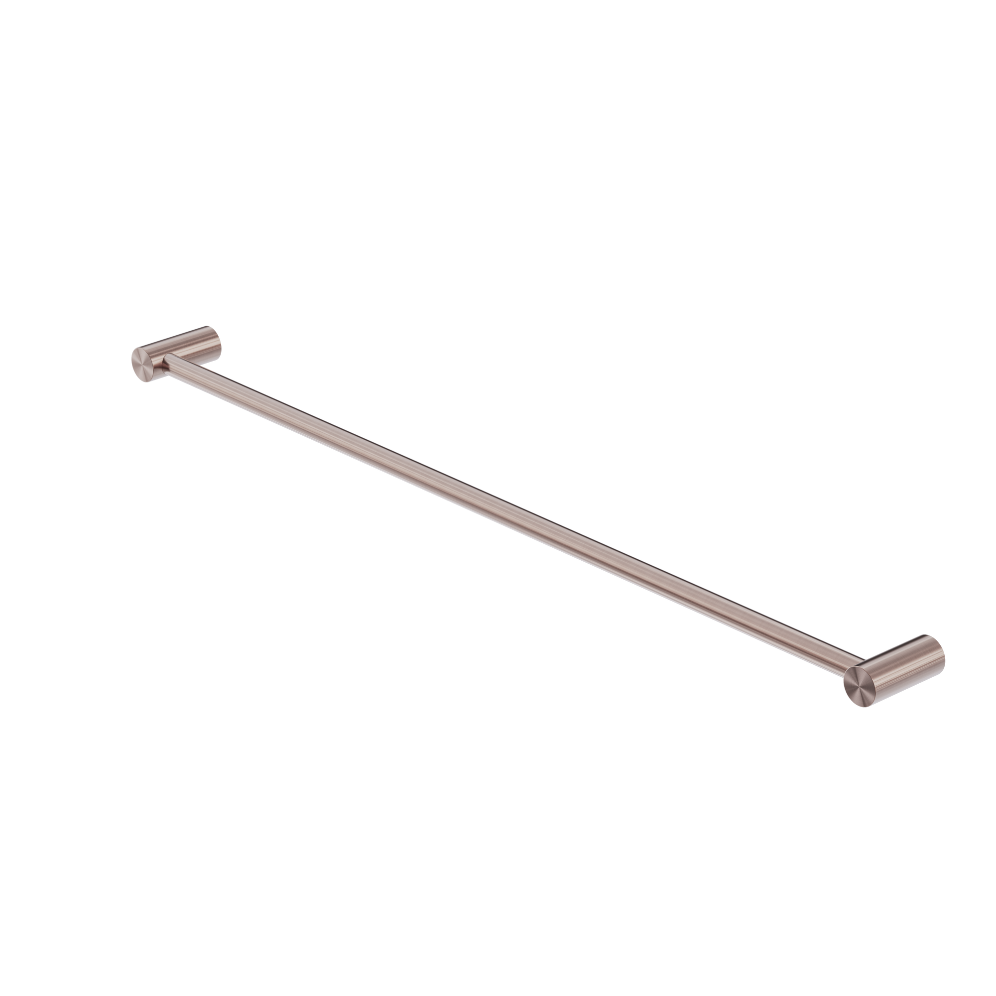 Zen SS316L Single Towel Rail 800mm Brushed Bronze