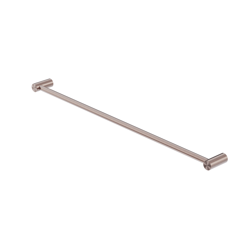 Zen SS316L Single Towel Rail 800mm Brushed Bronze